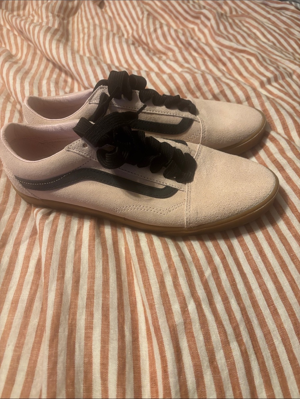 Light pink vans-never worn!